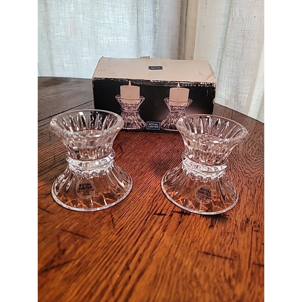 Candle Holders - Royal Limited 3.5 Inch New, Never Used, In Box